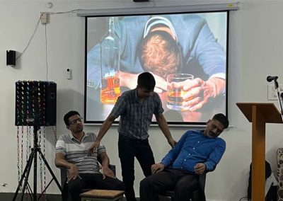 Georgish Britto - passionate campaigner in spreading the word about the negative effects of alcoholism and drug