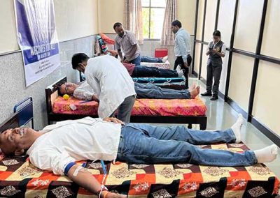Blood Donation Camp at St. Xavier’s School, Nevta