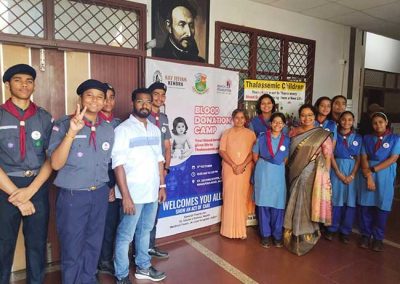 Blood Donation Camp at St. Xavier’s School, Nevta