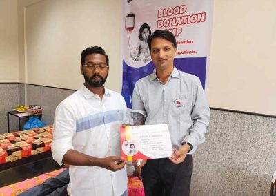 Blood Donation Camp at St. Xavier’s School, Nevta