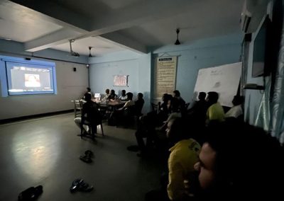 Inmates attending national level Zoom meeting