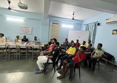Inmates attending national level Zoom meeting