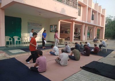 Yoga and Mindfulness Session at Nav Jeevan Kendra – June 2025