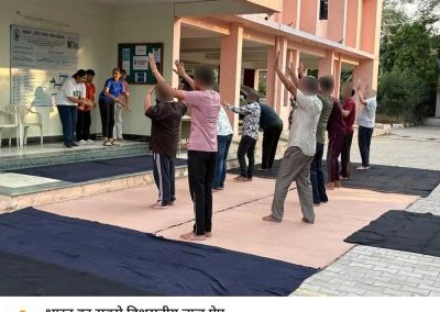 Yoga and Mindfulness Session at Nav Jeevan Kendra – June 2025