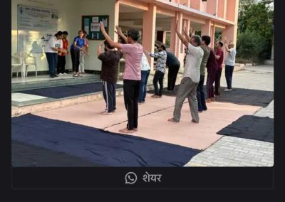 Yoga and Mindfulness Session at Nav Jeevan Kendra – June 2025