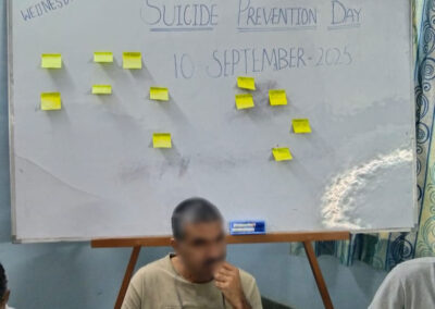 Suicide prevention awareness sessions was given to NJK inmates