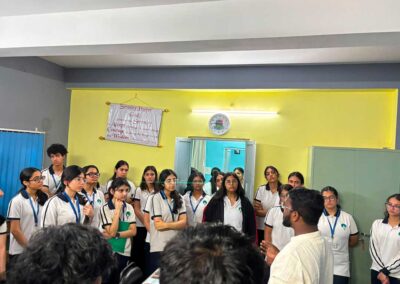 Jayshree Periwal Students Visit Nav Jeevan Kendra