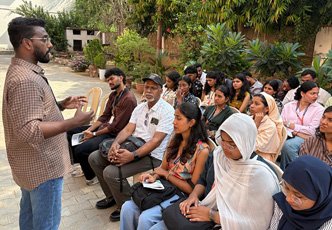 MSW-Students-Visit-Th Session on “impact of Addiction in crimes “