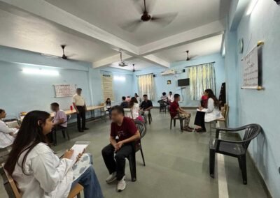 Weekly counselling sessions for patients