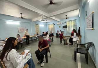 Weekly counselling sessions for patients